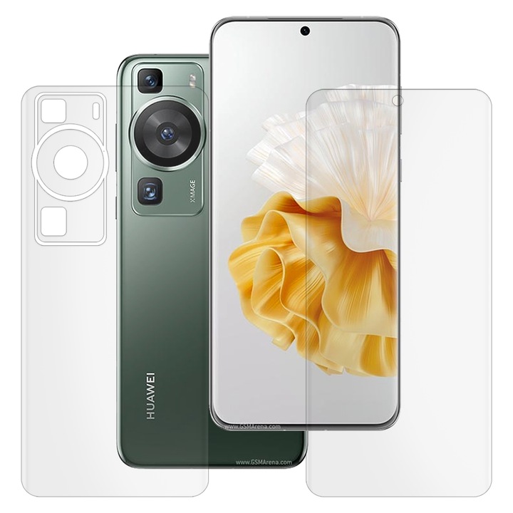 2 db SILKASE matt fólia készlet Huawei P60 Pro-hoz, telefonvédelem, szilikon