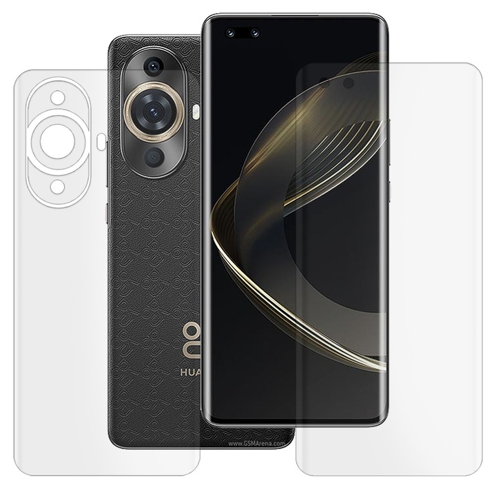 2 db SILKASE matt fólia készlet Huawei Nova 11 Pro telefonhoz, telefonvédelem, szilikon