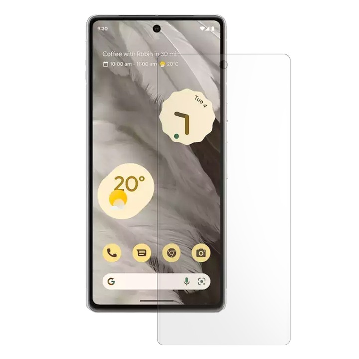 SILKASE matt fólia Google Pixel 7a telefonhoz, képernyővédő, szilikon