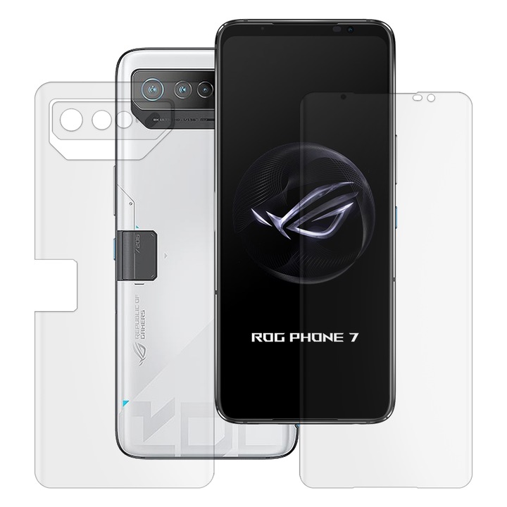 Комплект 2 матови фолиа SILKASE за Asus ROG Phone 7 Ultimate, защита на телефона, силикон
