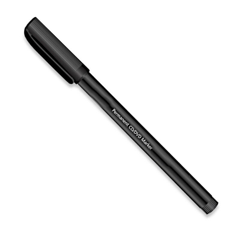 Marker permanent CD/DVD, Taurus, 1mm, Negru - eMAG.ro