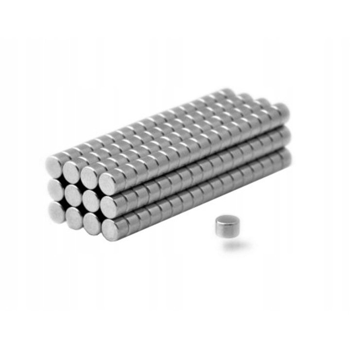 Magnet, Neodim, 0.11 g, Argintiu