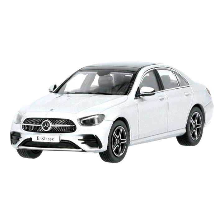 Macheta masina, Mercedes-Benz, Model Mercedes E-CLASS W213 AMG, Plastic/Zinc turnat, 1:43, Alb