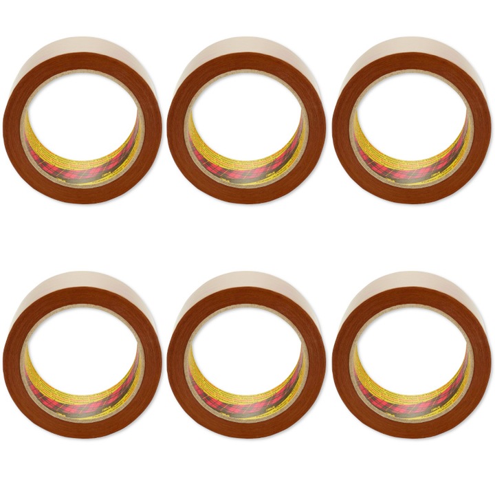 Set 6 benzi ambalare, Scotch, 48 mm x 66 m