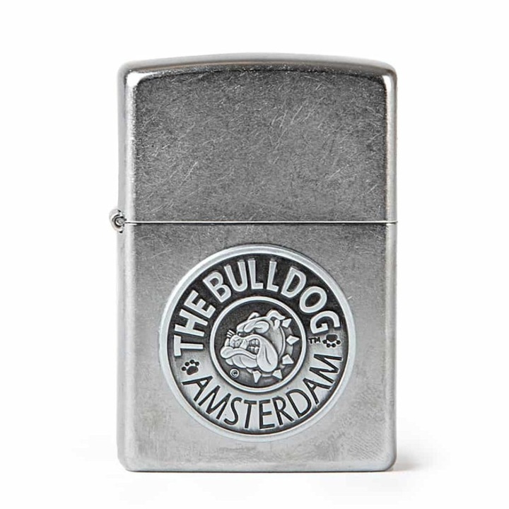 Запалка ZIPPO The Bulldog Amsterdam, релефна