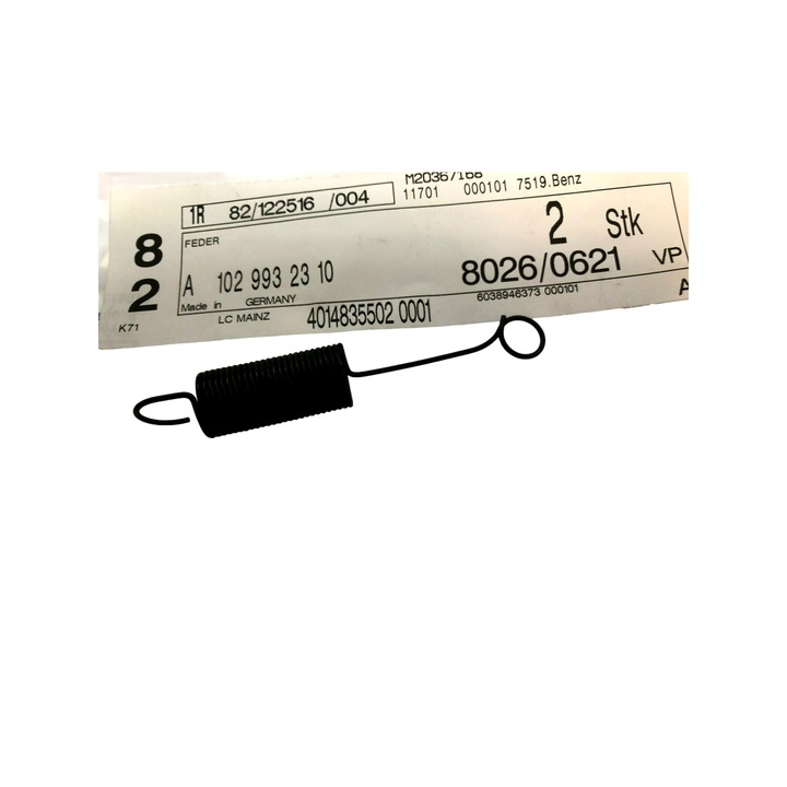 Gyorsító rugó, Mercedes-Benz, Mercedes W124/W201/190 típushoz, fekete