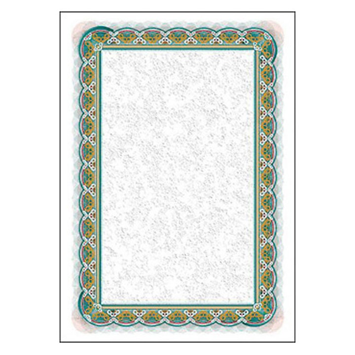 Oklevél, A4, Többszínű, 25 lap