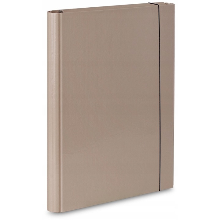 Mapa A4, Vaupe, Cu banda elastica, Bej