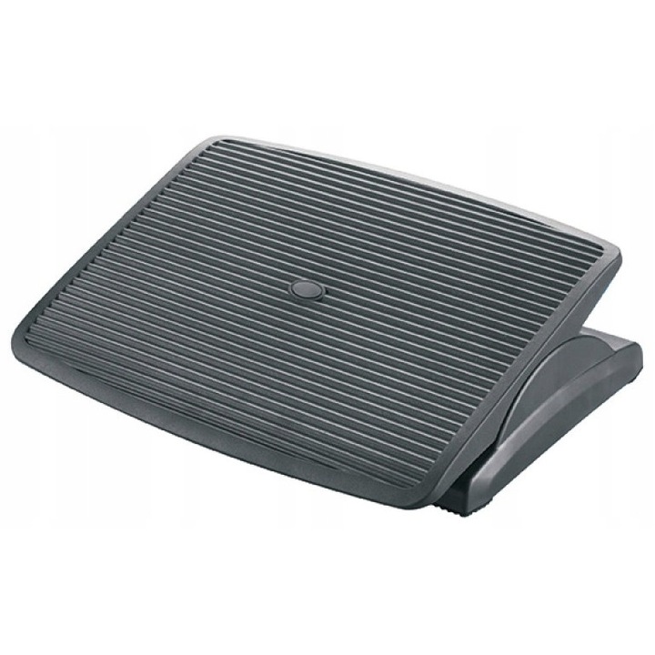 Suport Pentru Picioare, Ergonomic, Ajustabil (x1), 450x115x340mm, Q-connect - Negru