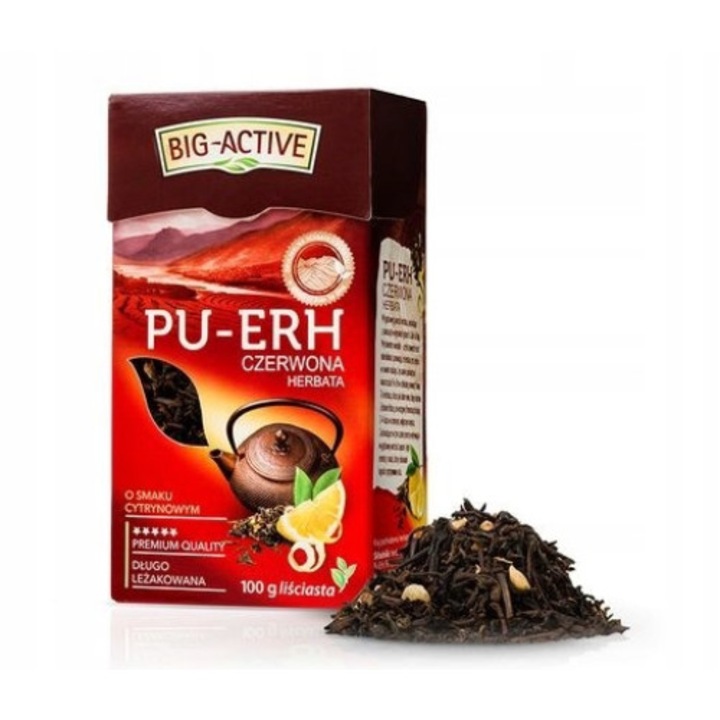 Vörös tea, citrom ízű, 100g