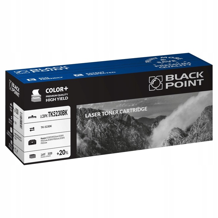 Lézernyomtató toner, Black Point, LCBPKTK5230BK, Kyocera ECOSYS M5521cdn/ECOSYS P5021cdn kompatibilis, fekete