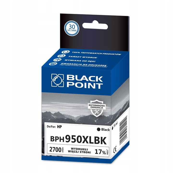 Касета за принтер, Black Point, За HP CN045AE/251DW/276DW, Черна