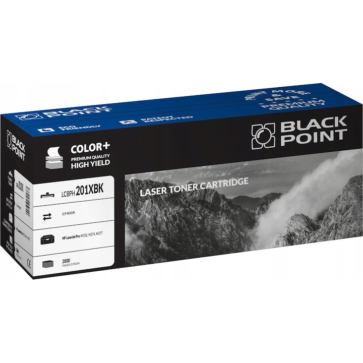 Toner imprimanta, Black Point, Compatibil cu OKI C542DN/C532DN/MC573DN, Cyan