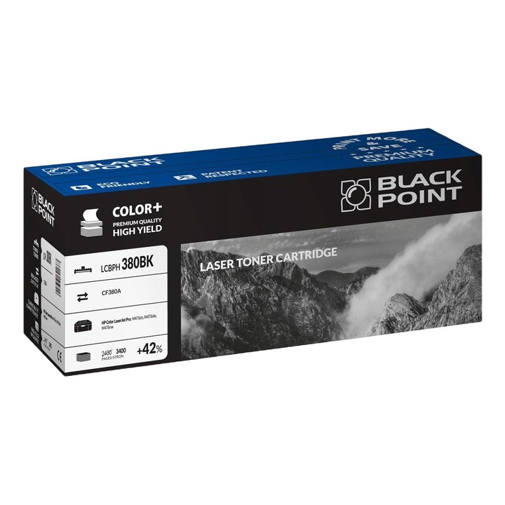 Toner, BlackPoint, Pentru HP, CP1525N CP1525NW, Negru