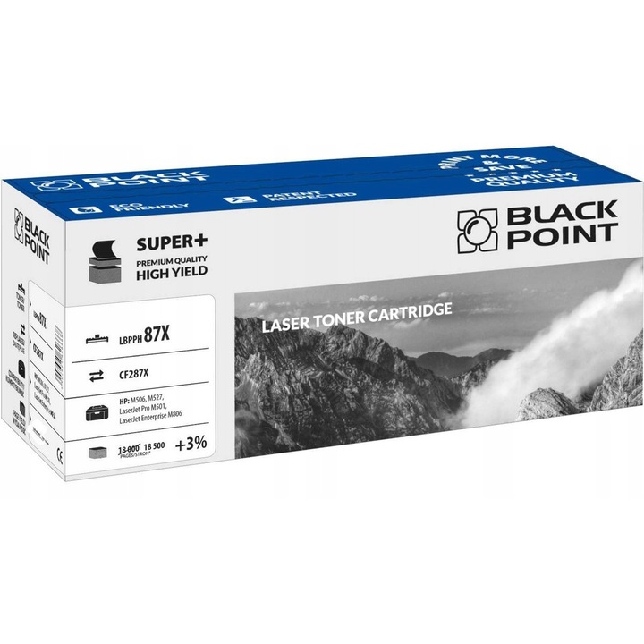 Black Point Toner, HP-hez, fekete, M527DN / M527F / M527C / M506DN / M506X