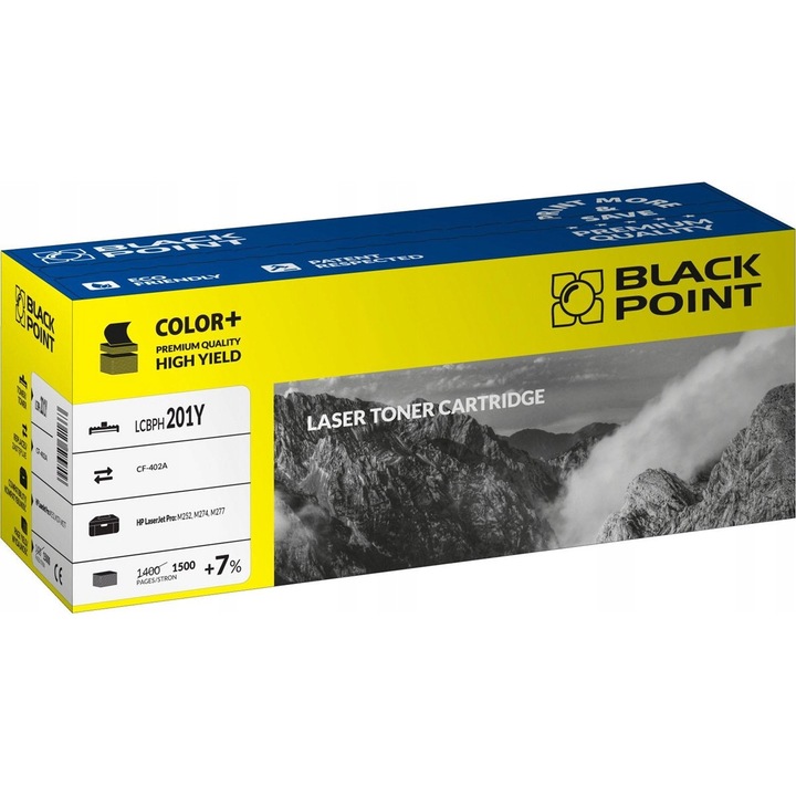 Toner imprimanta, Black Point, Compatibil cu HP laserjet Pro, Negru