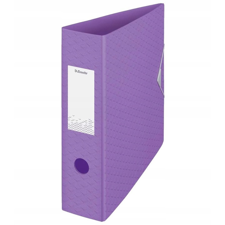 Biblioraft A4, Esselte, 80 mm, Lavanda