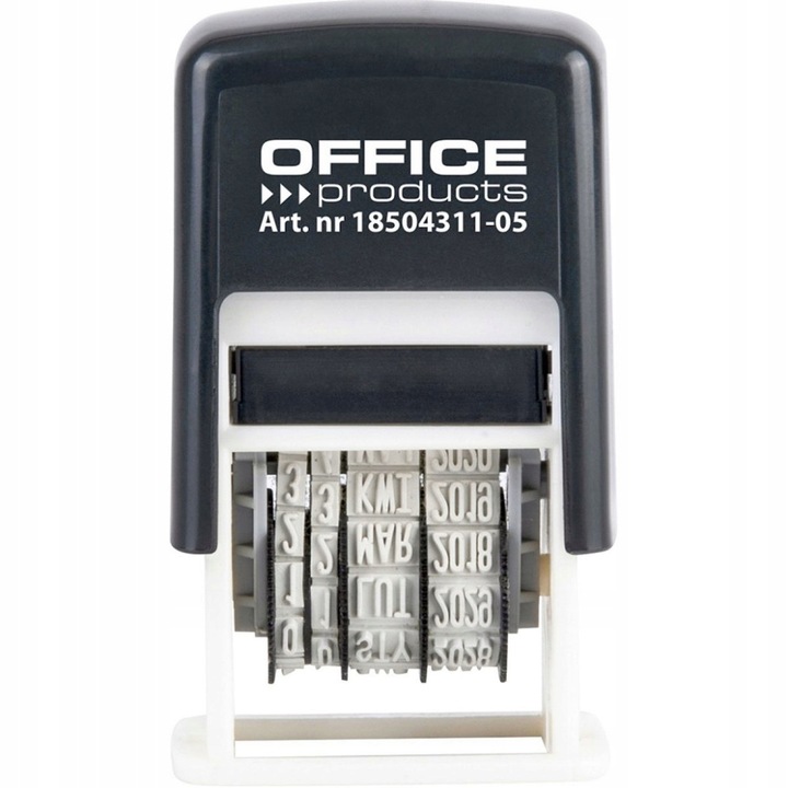 Stampila data, Office Products, ABS, Negru
