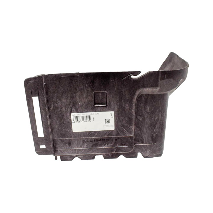 Akkumulátorfedél ház, Mercedes-Benz, Mercedes A-CLASS/B-CLASS/CLA W117 típushoz, Fekete