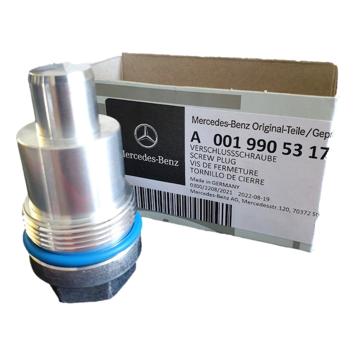 Dop senzor presiune ulei, Mercedes-Benz, Pentru motoare OM651, Argintiu