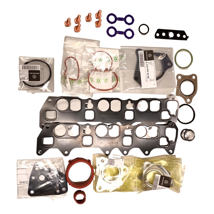 Комплект гарнитури за двигател, MERCEDES-BENZ, За VITO W639/OM642 3.0 V6, Многоцветен