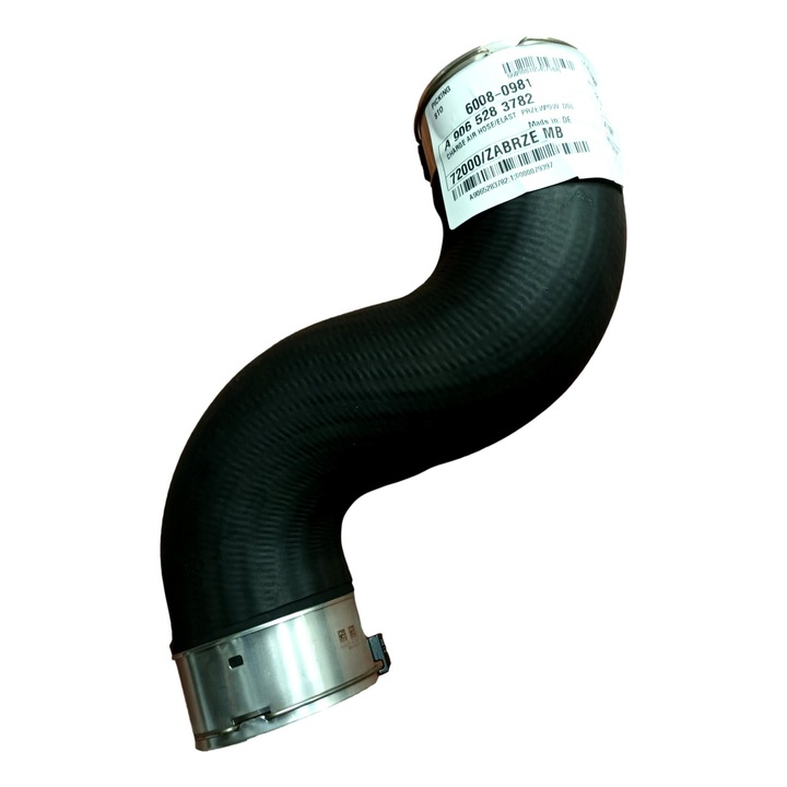 Bal intercooler tömlő, Mercedes-Benz, Mercedes Sprinter 906-hoz, Fekete
