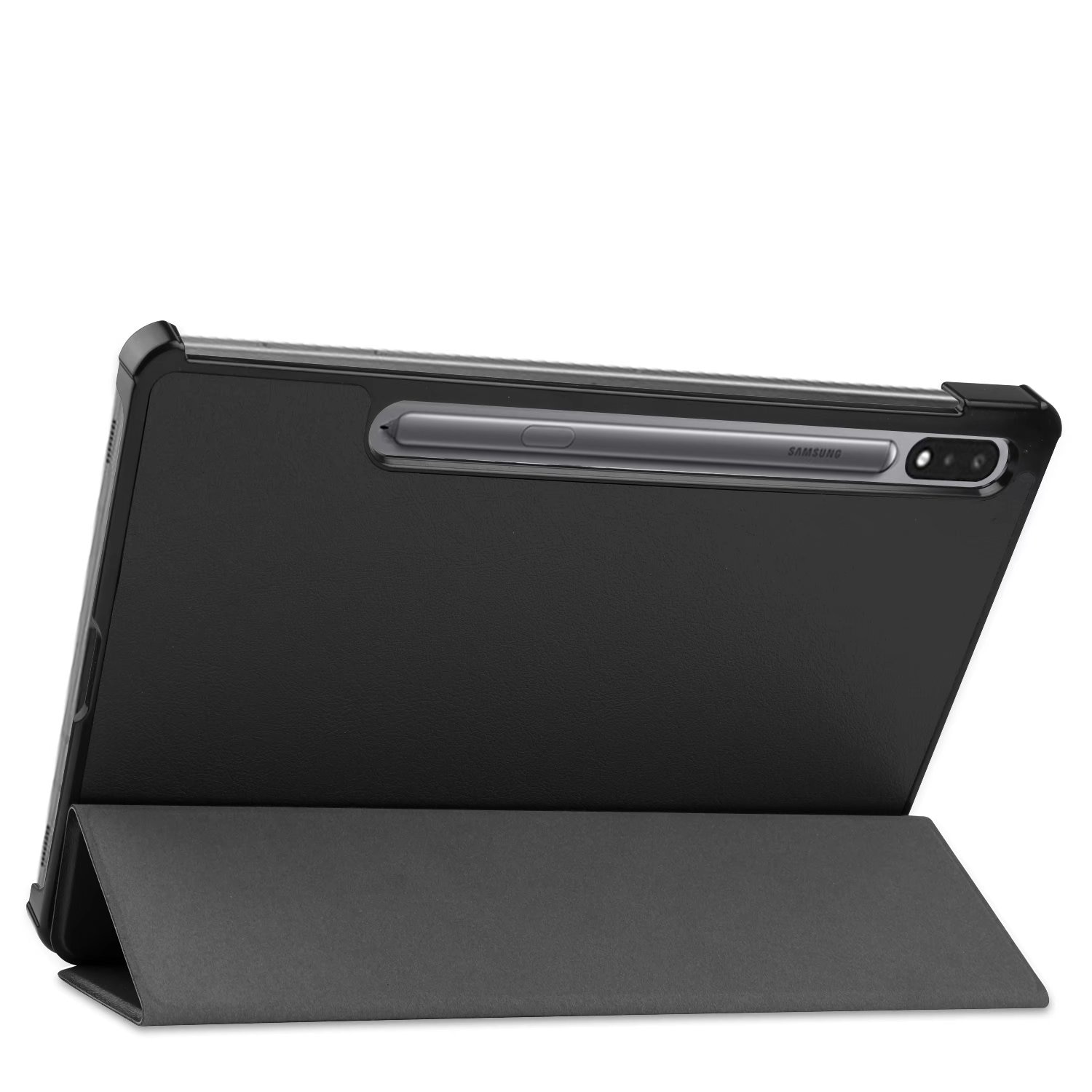Husa de Protectie, Compatibila Samsung Galaxy Tab S8 Plus 12.4", Dr.Shield, Negru