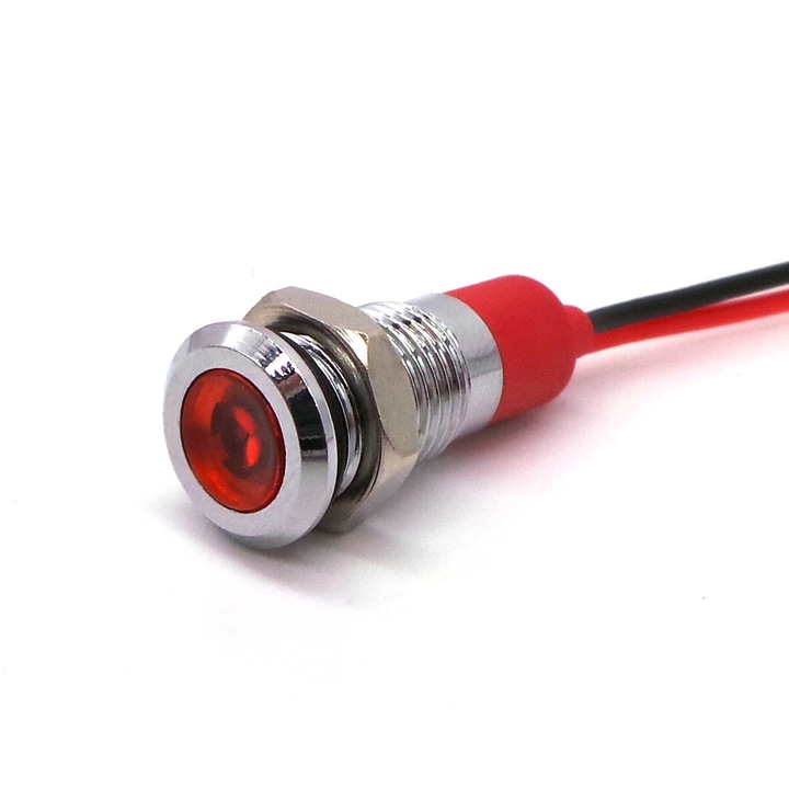 Set 4 auto motoLEDy LED Dashboard lumina 12V Rosu