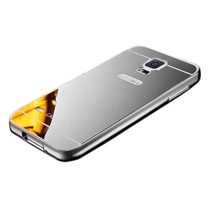 Husa pentru Samsung Galaxy J7 2017 mirror argintiu