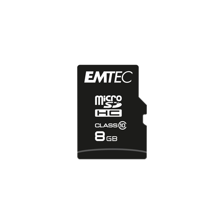 Карта памет EMTEC Classic, microSD, 8GB, 20/12 MB/s