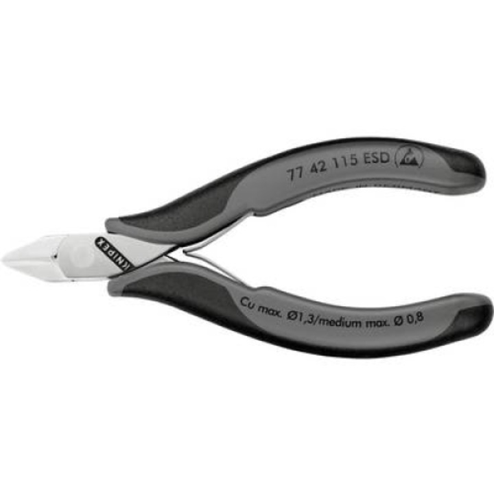 Elektronikai fogó, KNIPEX 7742 ESD (77 42 115 ESD)