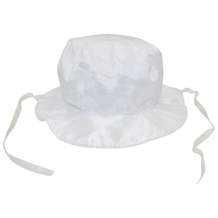 Шапка за момиче Mini Junior PL1013, Бяла 38см