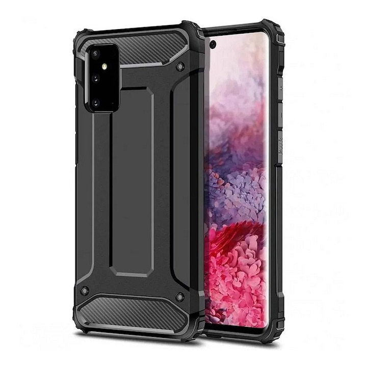 Калъф Defender G-Tech Armor, съвместим със Samsung Galaxy A14, 360 Hybrid Protection, PC и TPU, черен