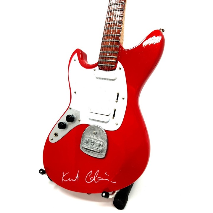 Mini chitara, 28cm, Kurt Cobain, Nirvana