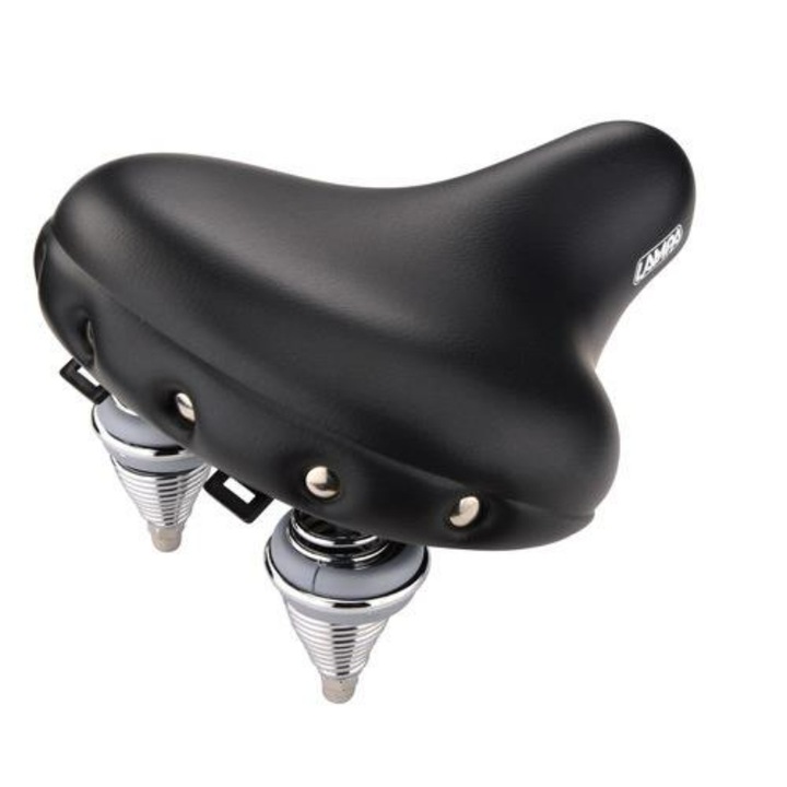 Sa de bicicleta, Lampa, CITY S-7, Negru, 280X245mm