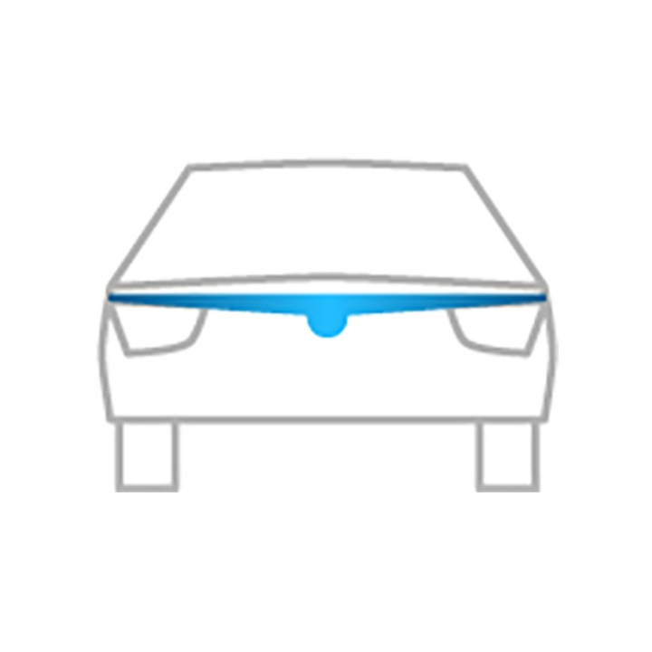 PARBRIZ CAPOTA AUTO PENTRU OPEL ASTRA G 1998-2004 3/4/5D FABRICAT DIN PLASTIC FLEXIBIL CU COLORAT HEKO - 1 BUC.