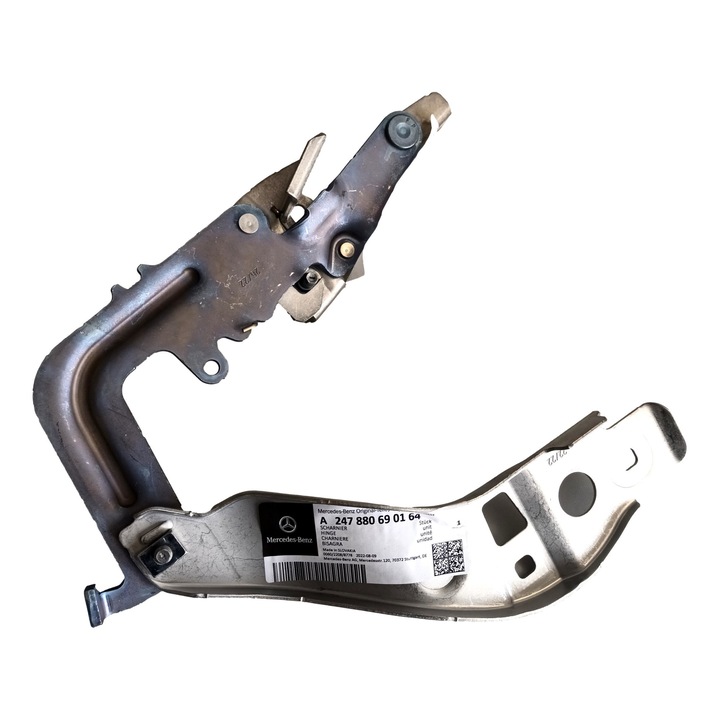 Motorháztető zsanér, Mercedes-Bens, Bal, Ezüst