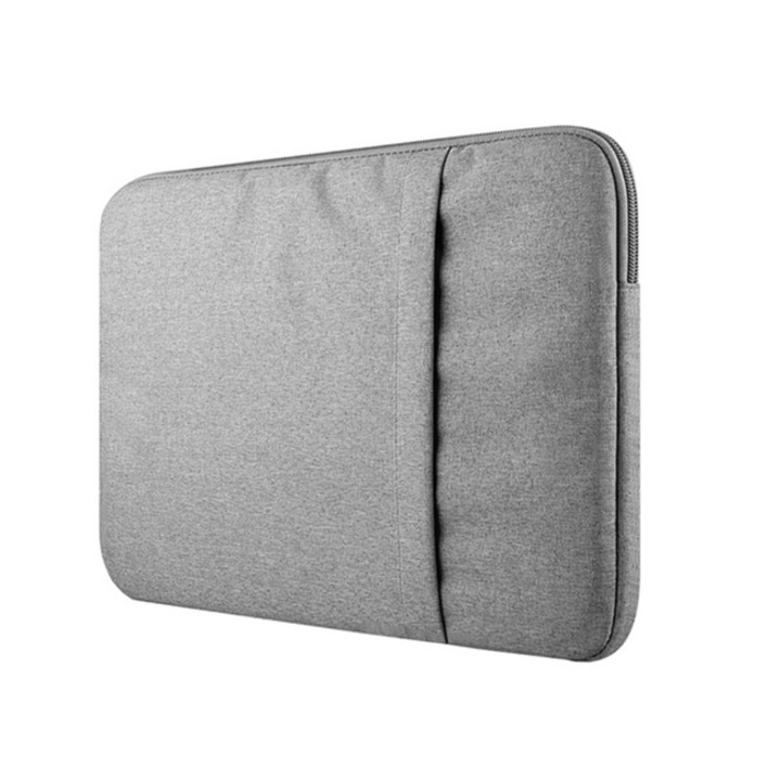 Husa de protectie si transport pentru laptop si tableta CLASStitude, compatibila cu diagonala pana la 15,6 inchi, 40 cm x 2 cm x 30 cm, Gri