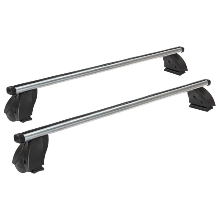 Bara transversala, K39, Aluminiu, 112 x 45 x 28 mm, 55 kg, Argintiu/Negru