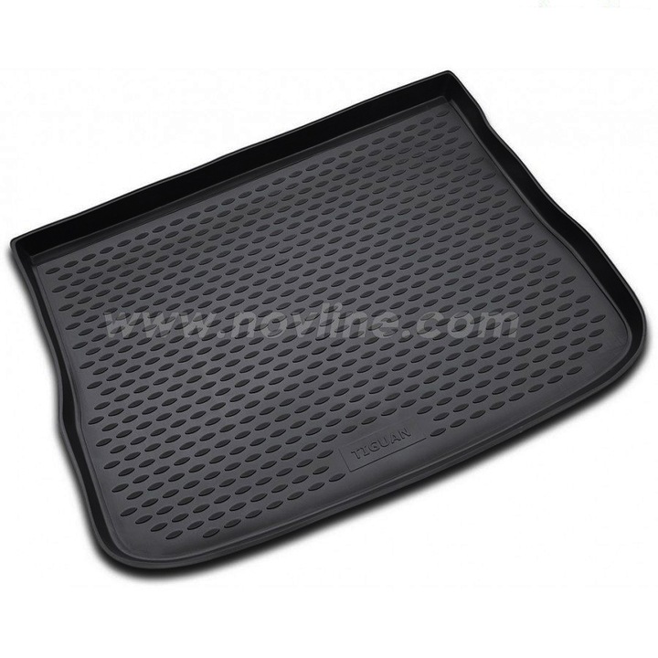 COVORAS NOU-NOUT PENTRU VW TIGUAN 12/2007-04/2016 DIN CAUCIUC TPE DE CULOARE NEAGRA NOVLINE - 1 BUC.