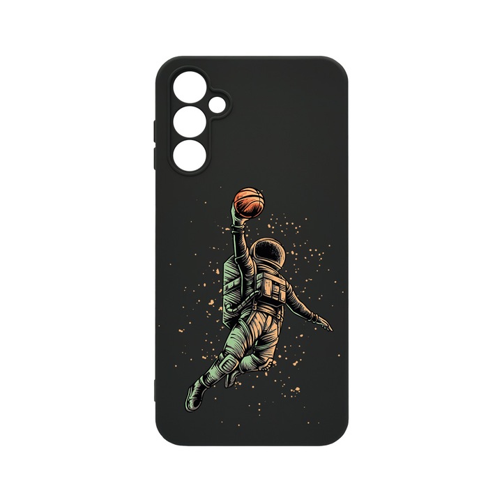 Husa BestCase® SLIM SIlicon 0.8MM, Compatibila Cu Samsung Galaxy A54 5G, Astronaut Basketball, Rezistenta la uzura, Protectie Camera, c-B 1003