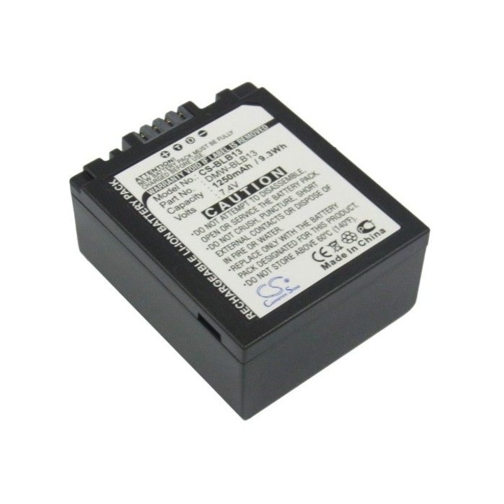 Panasonic, DMW-BLB13, CS-BLB13 akkumulátor, 1250 mAh