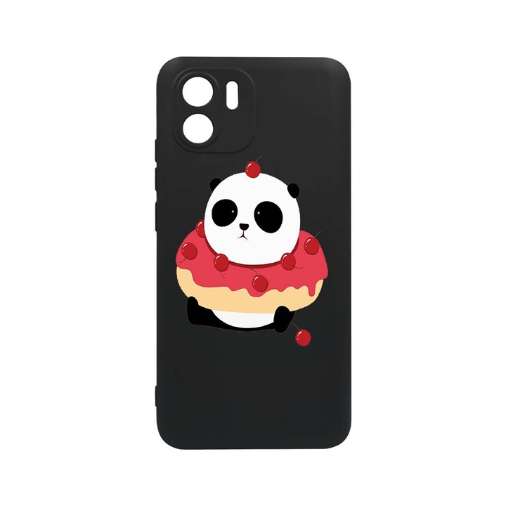Husa BestCase® SLIM SIlicon 0.8MM, Compatibila Cu Xiaomi Redmi A2, Sweet Panda, Rezistenta la uzura, Protectie Camera, c-B 585