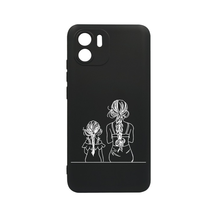 BestCase Slim Silicon 0.8MM telefontok, Xiaomi Redmi A1, Mom And Daughter, Kamera védő, c-B 1048