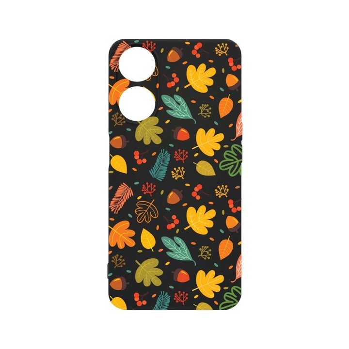 Husa BestCase® Premium Liquid Silicon, Compatibila Cu OPPO A98, Autumn, SLIM 1.2MM, Microfibra in interior, Antisoc, Protectie Camera, Margini ridicate pentru protectia ecranului, PB 108