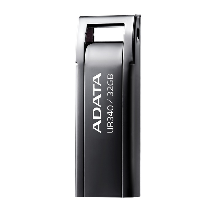 Memorie USB ADATA UR340, 32GB, USB 3.2, Metalic