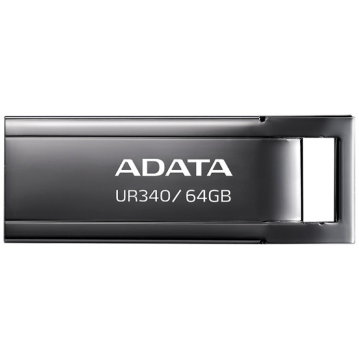 Memorie USB ADATA UR340, 64GB, USB 3.2, Metalic