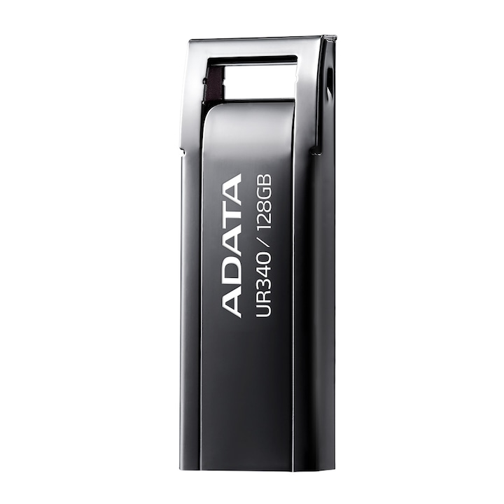 Memorie USB ADATA UR340, 128GB, USB 3.2, Metalic