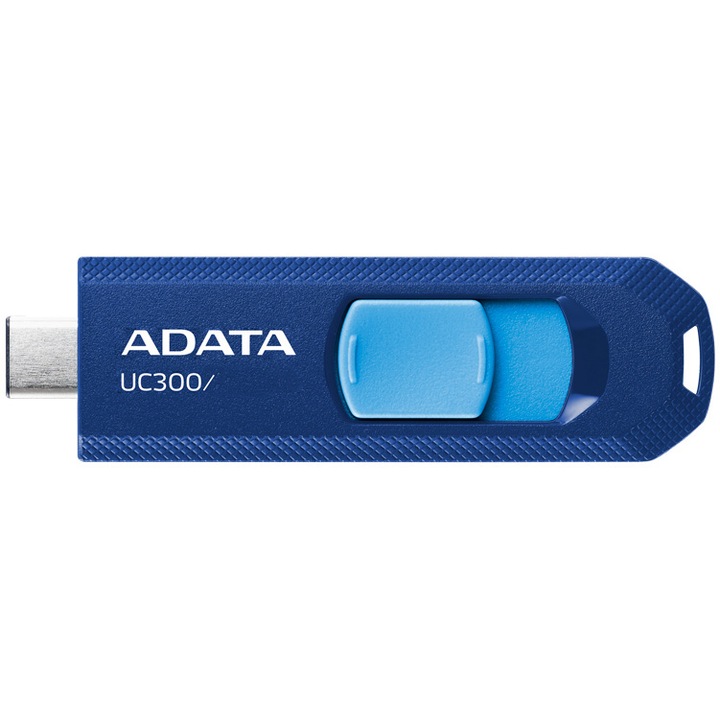 USB Flash памет ADATA UC300, 256GB, USB Type-C, Navy Blue-Blue