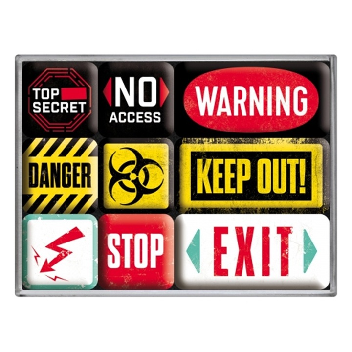 Set magneti - Warning